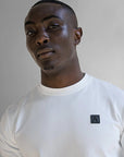 Fade Iconic Badge White T-Shirt - Subwear