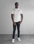 Fade Iconic Badge White T-Shirt - Subwear