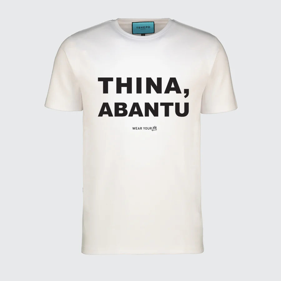 Tshepo Jeans We The People T-Shirt White